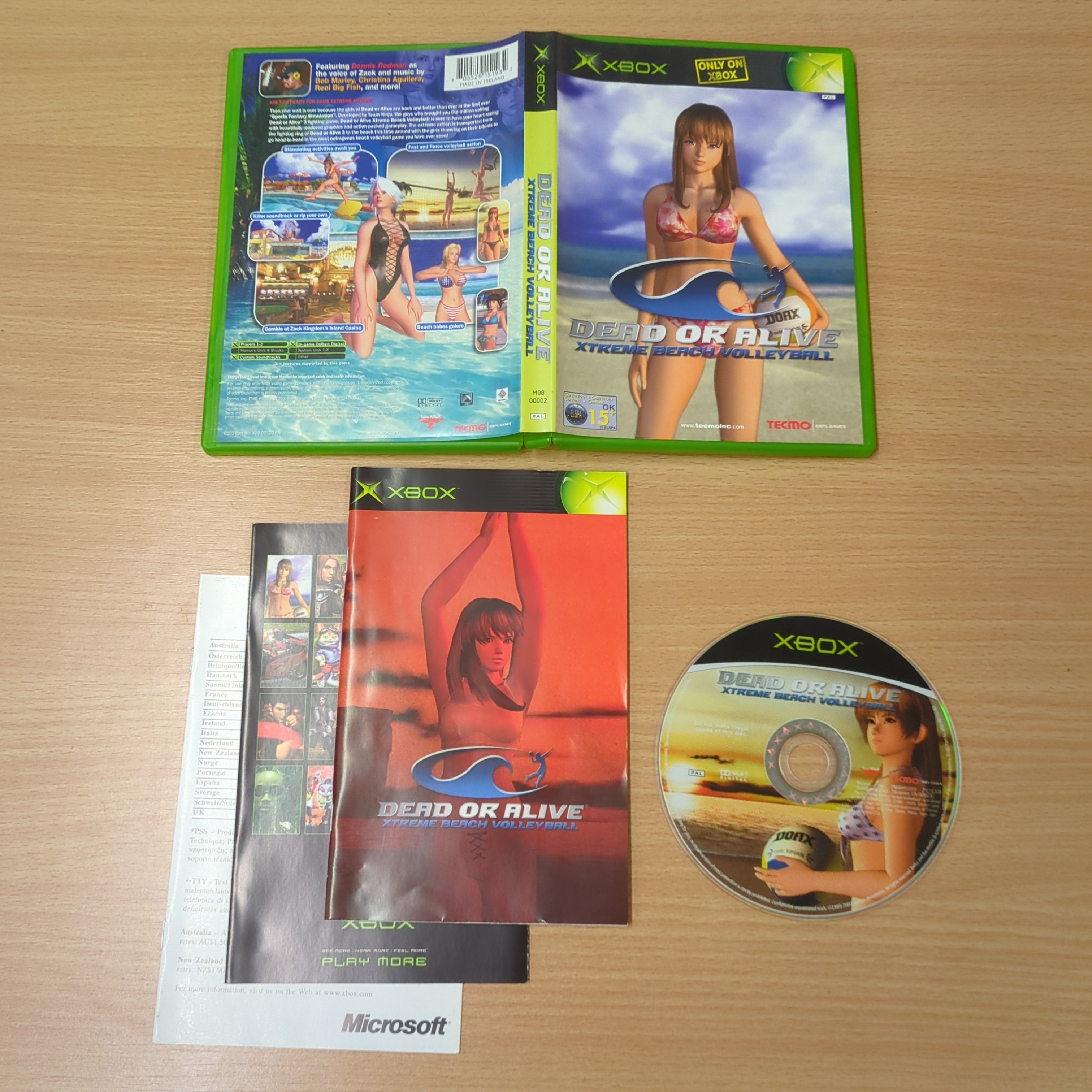 Dead or Alive Xtreme Beach Volleyball original Xbox game Dead or Alive Xtreme Beach Volleyball original Xbox game